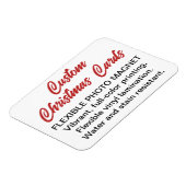 Aangepaste Gepersonaliseerde Foto Magneet Kerst Ka (Linkerzijde)