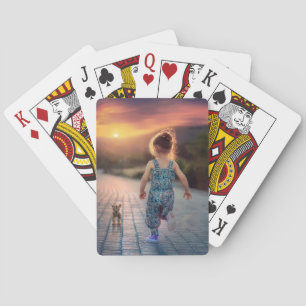 Aangepaste gepersonaliseerde foto pokerkaarten