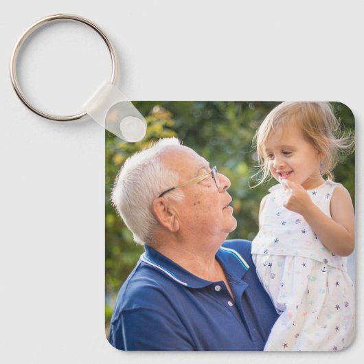 Aangepaste gepersonaliseerde foto sleutelhanger (Voorkant)
