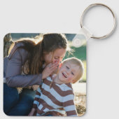 Aangepaste gepersonaliseerde foto sleutelhanger (Achterkant)