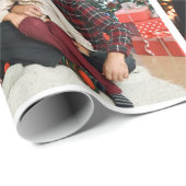 Aangepaste gepersonaliseerde fotocollage Vrolijk K Cadeaupapier (Rol Hoek)