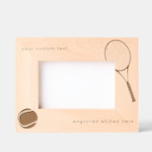 Aangepaste Gepersonaliseerde Gegraveerde Afbeeldin Gegraveerde Lijstjes (Voorkant)