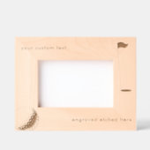 Aangepaste Gepersonaliseerde Gegraveerde Afbeeldin Lijstjes (Voorkant)