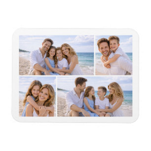 Aangepaste gepersonaliseerde gezinsfoto magneet