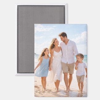 Aangepaste gepersonaliseerde gezinsfoto magneet