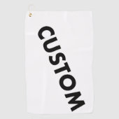 Aangepaste Gepersonaliseerde Golf Handdoek met Gro (Voorkant)