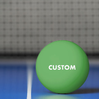 Aangepaste Gepersonaliseerde GROENE Tafel Tennis Pingpongballen