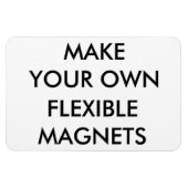 Aangepaste gepersonaliseerde grote flexibele koelk magneet (Horizontaal)