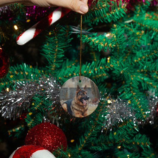 Aangepaste gepersonaliseerde herdenking kat hond f keramisch ornament