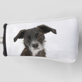 Aangepaste gepersonaliseerde hondenfoto golfheadcover