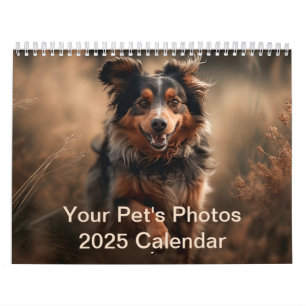 Aangepaste Gepersonaliseerde Huisdier Foto's 2-pag Kalender