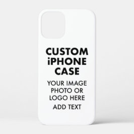 Aangepaste gepersonaliseerde iPHONE 12 MINI BARELY iPhone 12 Mini Hoesje