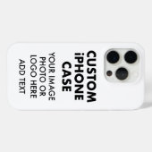 Aangepaste gepersonaliseerde iPHONE 15 PRO BARELY Case-Mate iPhone Case (Achterkant (horizontaal))