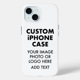 Aangepaste gepersonaliseerde iPHONE 15 STEVIGE HOE