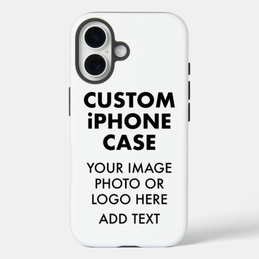 Aangepaste gepersonaliseerde iPHONE 16 STOER HOESJ Case-Mate iPhone Case (Achterkant)