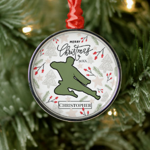 Aangepaste gepersonaliseerde karate martial arts K Metalen Ornament