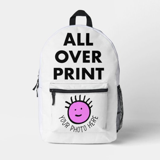 Aangepaste gepersonaliseerde KINDEREN ALL OVER PRI Bedrukte Rugzak (Voorkant)
