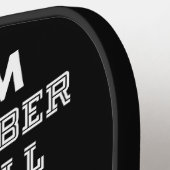 Aangepaste gepersonaliseerde koolstofvezel paddleb pickleball paddle (Links Detail)