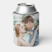 Aangepaste gepersonaliseerde koppel foto blikjeskoeler (Blikje Achterkant)