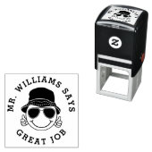 Aangepaste gepersonaliseerde leraar cadeau zelfinktende stempel (In situ)