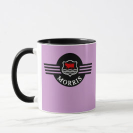 Aangepaste gepersonaliseerde Lila Morris Minor mok