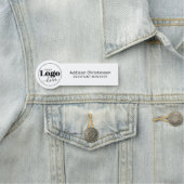 Aangepaste gepersonaliseerde Logo Business Naamplaatje (In situ)