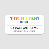 Aangepaste gepersonaliseerde magnetische bedrijfsm naamplaatje (Voorkant)