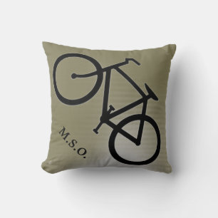 aangepaste gepersonaliseerde Monogram Beginletters Kussen