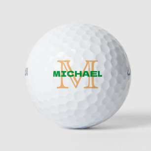 aangepaste gepersonaliseerde monogram premium Naam Golfballen