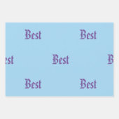 Aangepaste gepersonaliseerde naam inpakpapier set (Voorkant 3)