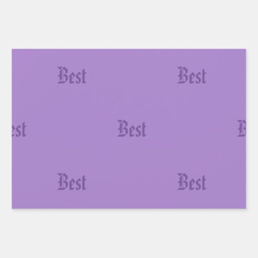 Aangepaste gepersonaliseerde naam inpakpapier set (Voorkant)