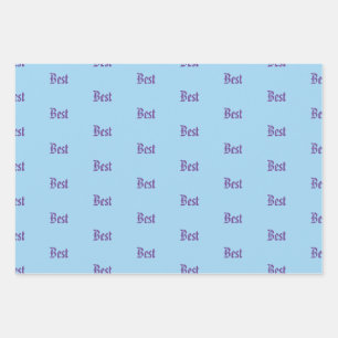 Aangepaste gepersonaliseerde naam inpakpapier set