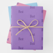 Aangepaste gepersonaliseerde naam inpakpapier set (In situ)