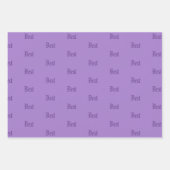 Aangepaste gepersonaliseerde naam inpakpapier set (Voorkant)