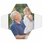 Aangepaste gepersonaliseerde opa foto voetbal (Enkel)