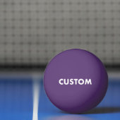 Aangepaste gepersonaliseerde PAARSE tafeltennis Pingpongballen (Net)