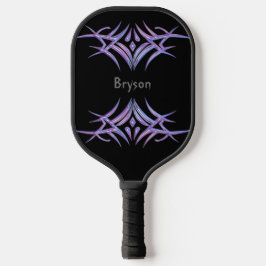 Aangepaste gepersonaliseerde Paarse Tribal Design  Pickleball Paddle