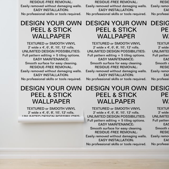 Aangepaste Gepersonaliseerde PEEL STICK WALLPAPER  Behang (Applicatie)