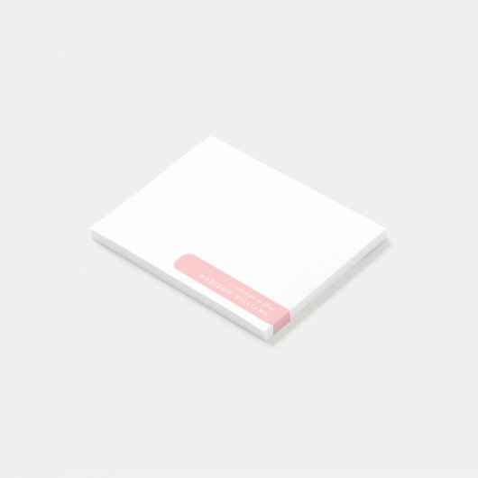 Aangepaste gepersonaliseerde post-it notities met post-it® notes (Schuin)