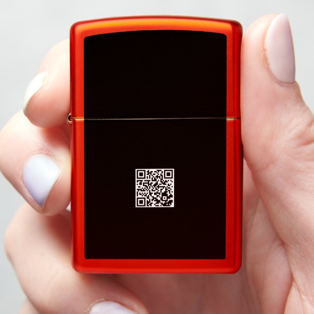Aangepaste gepersonaliseerde QR-code gegraveerde Z (In Hand)