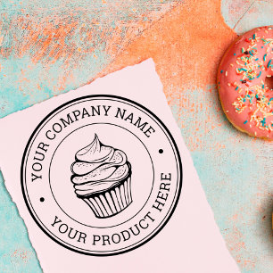 Aangepaste gepersonaliseerde ronde zelfgemaakte ba  zelfinktende stempel