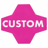 Aangepaste gepersonaliseerde ROZE Voetbal (Enkel)