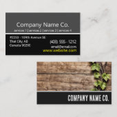 Aangepaste gepersonaliseerde rustieke visitekaarts visitekaartje (Voorkant / Achterkant)