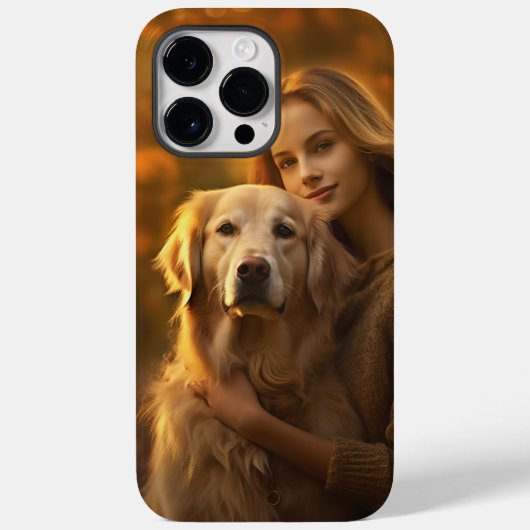 Aangepaste gepersonaliseerde Schattigee hond i tel Case-Mate iPhone Case (Achterkant)