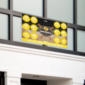 Aangepaste gepersonaliseerde softbalbanner ideeën spandoek (Buitenkant Gebouw)