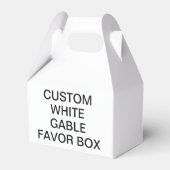Aangepaste gepersonaliseerde tabel Favor Box Bedankdoosjes (Voorkant Zijde)