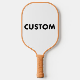 Aangepaste Gepersonaliseerde TAN BRUIN Handvat & T Pickleball Paddle