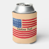 Aangepaste gepersonaliseerde tekst Amerikaanse vla Blikjeskoeler (Blikje Achterkant)