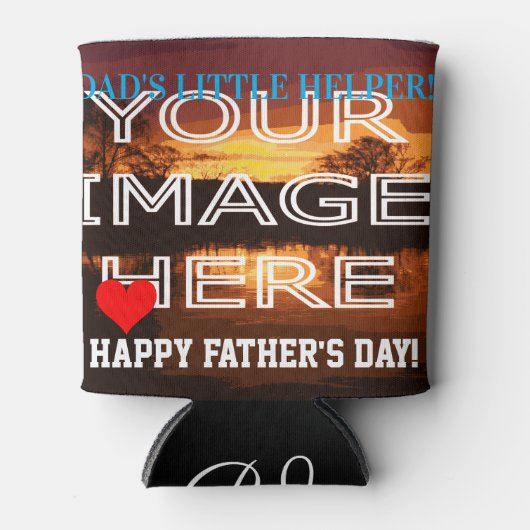 Aangepaste gepersonaliseerde Vaderdag Stubby Holde Blikjeskoeler (Voorkant)