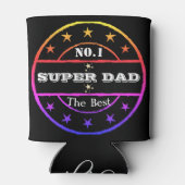 Aangepaste gepersonaliseerde Vaderdag Stubby Holde Blikjeskoeler (Achterkant)